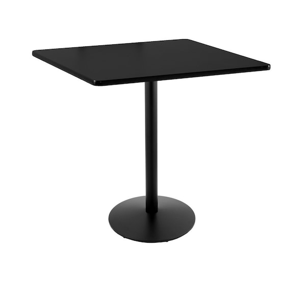 42" 214 Black Table, 36" x 36" Square Top